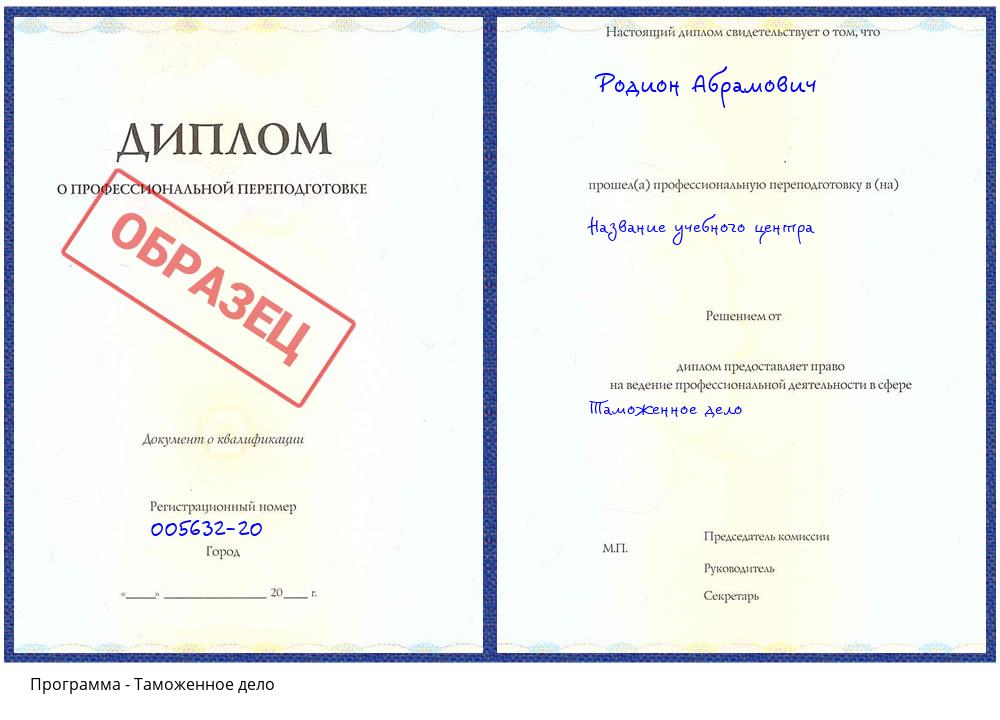 Таможенное дело Анапа